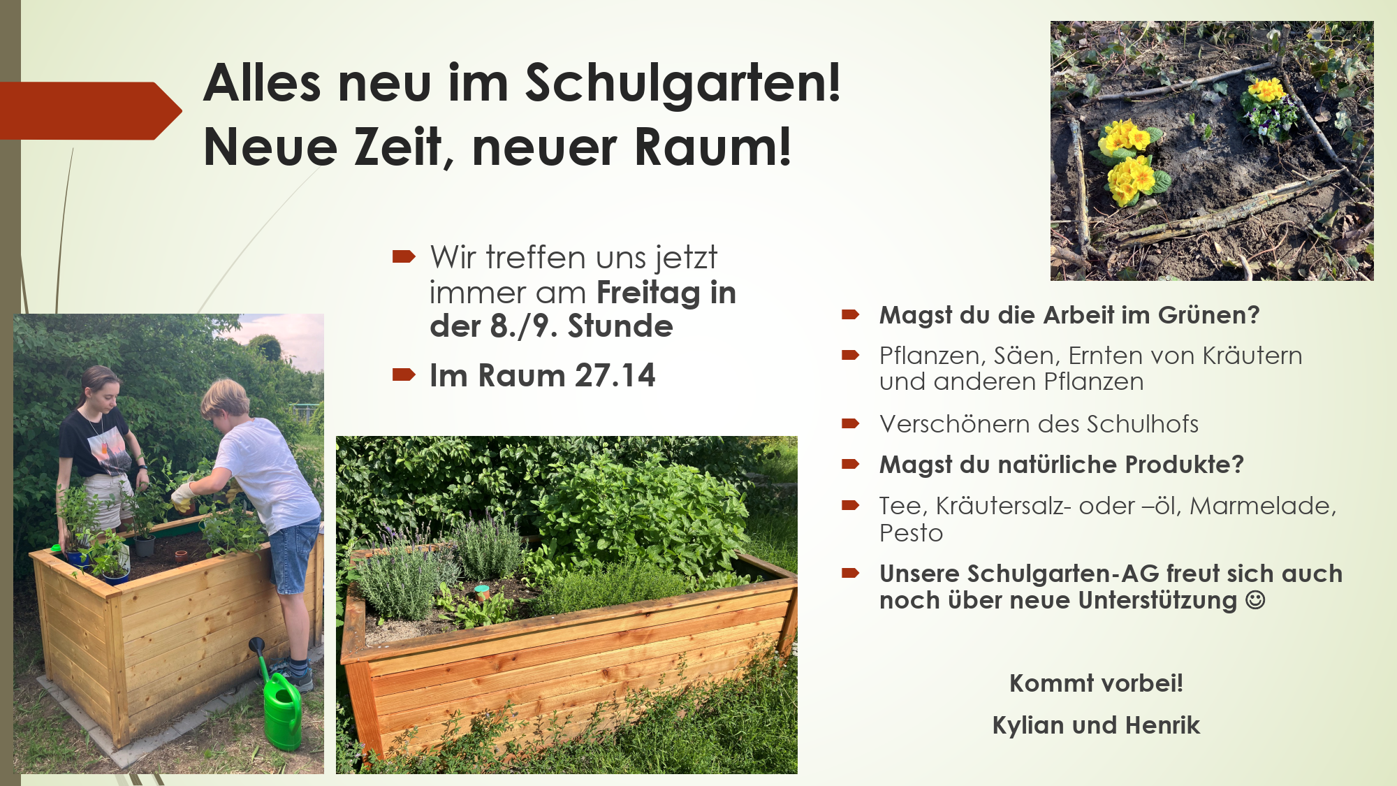 AG Schulgarten