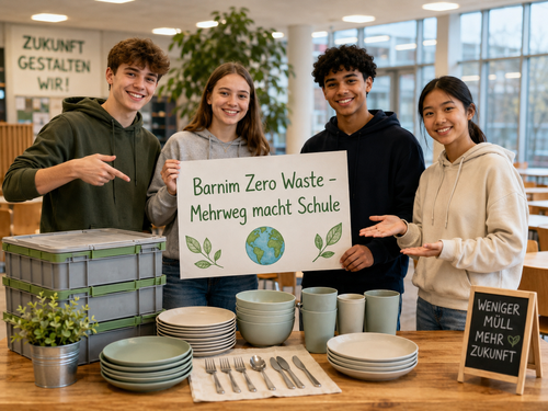 Projektbild Barnim Zero Waste - Mehrweg macht Schule